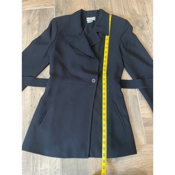 Vintage Bebe Women’s Double Breasted Jacket Black size 4. - Picture 9 of 14
